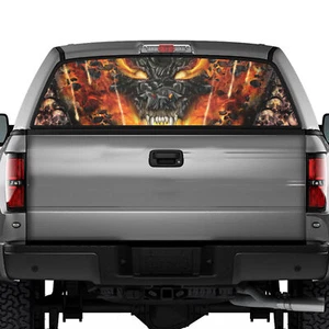 Universal Window Vision Graphics Vinyl Decal Wrap-Trim to Fit-65"X22"-Firestorm - Bild 1 von 2