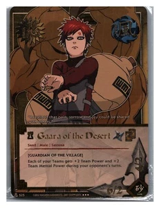 1x NARUTO CCG GAARA DEL DESERTO 525 HOLO LAMINA SUPER RARA VINTAGE SIGILLATA - Foto 1 di 1