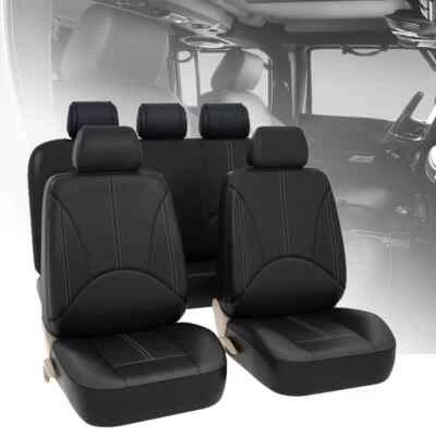 Juego completo de 5 fundas de asiento de coche para Infiniti fx35 fx45 m35 g35 ex35 cuero sintético Foto 1 de 4