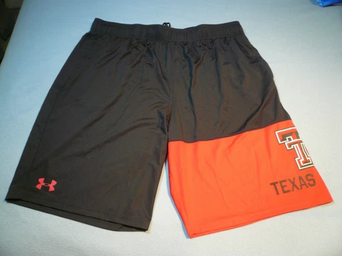 Under Armour Texas Tech Red Raiders Game Season 3XL BRAND NEW Shorts UA TX NWT Cover