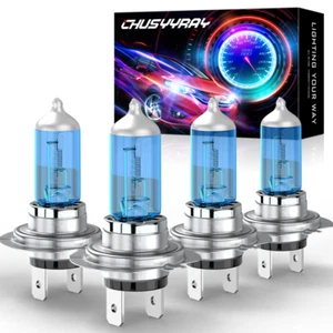 Para Mercedes-Benz C250 C300 C350 - Combo faros halógenos 4X bombillas haz alto/bajo - Imagen 1 de 12