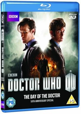 Doctor Who THE DAY OF THE DOCTOR 50th Anniv Special (2013) 3D + 2D Blu-Ray NEW - Image 1 of 2