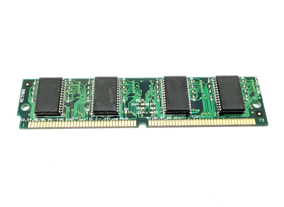 NEC MC-421000A32FE-70 4MB PS/2 FPM RAM SIMM 1Mx32 72-Pin Double Sided Memory - Image 1 of 1