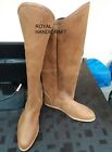 Royal handicraft Leather pull on boots pair new footwear for adults unisex