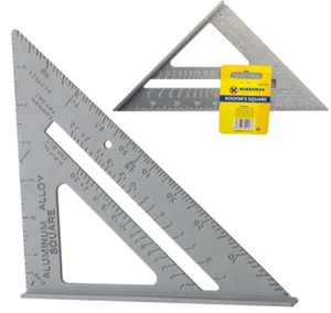 New 7" Aluminum Roofing Roofer Square Carpenters Wood Working 7 Inch Alloy Tool - Picture 1 of 6