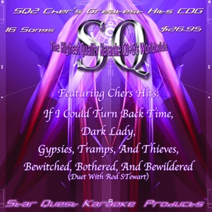 KARAOKE StarQuest vol-2 Cher's Greatest Hits 16 Songs/Believe/Love Hurts w/PRINT - Picture 1 of 2