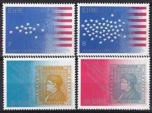 Ireland 1976 Yvert 342/45 Bicentennial USA MNH VF - Picture 1 of 1