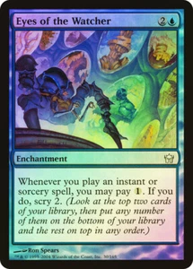MTG FOIL Eyes of the Watcher - Fifth Dawn #30 - Picture 1 of 1