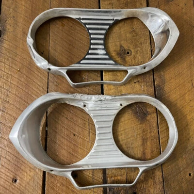 1961-1964 Chevy Corvair Headlight Bezel Trim Headlamp Molding Head Lamp Light OE - Image 1 of 4