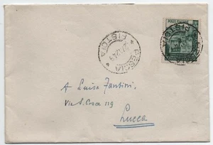 LETTERA PER MILANO CON "RICOSTRUZIONE PONTE SANTA TRINITA'" ISOLATO - Picture 1 of 2