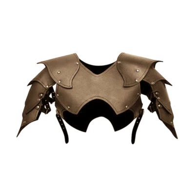 Retro Hombres Pecho Hombro Medieval Armadura Coraza Pechera Gladiador Calzoneras Foto 1 de 4