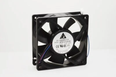 Delta AFB1212EHE-CF00 120x38mm Tach Output 3-PIN Extrem Air Flow - Image 1 of 2