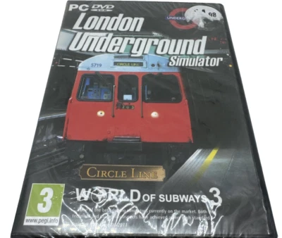 London Underground Simulator World of Subways 3 PC DVD-ROM Game New Sealed - Image 1 of 3