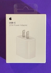NEW Open Box Apple A2305 USB-C 20W Power Adapter Wall Charger - White - Picture 1 of 5