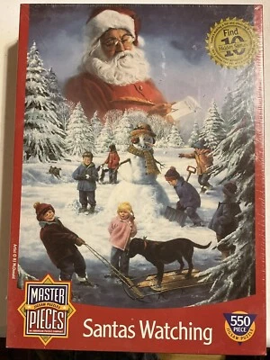 Piezas Maestras | Observación de Papá Noel | Rompecabezas 550 Piezas | 18" x 24" | #60101 Foto 1 de 4
