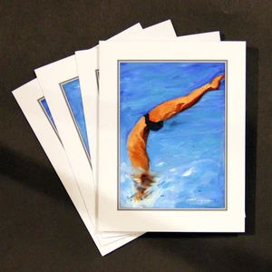 Perfect Back Dive - Notizkarten - Bild 1 von 3