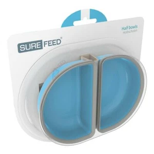 Sureflap Surefeed Half Bowl Pack Of Two Blue - For Pet Feeders Sure Pet Care - Picture 1 of 2