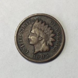 1905 Philadelphia Mint Indian Head Cent United States 1c - Picture 1 of 4