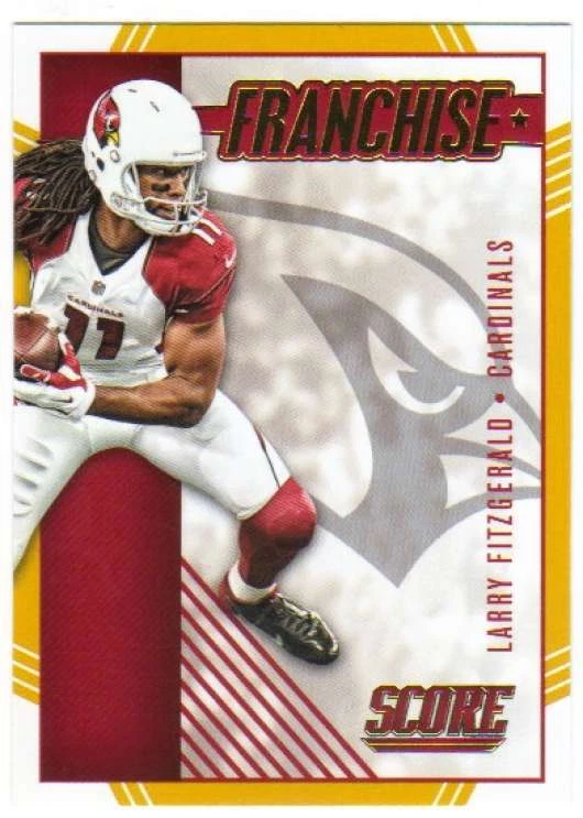 2016 Panini Score Football Franchise Gold Parallel #29 Larry Fitzgerald Cardinal - Image 1 of 1
