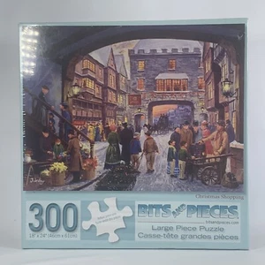 Bits And Pieces 300 Pc Puzzle Christmas Shopping #40130 18" x 24" New Sealed - Picture 1 of 6