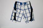 Mens Wave Zone Blue Plaid Board Shorts Lined Small S Euc