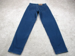 Jeans VINTAGE Levis uomo 550 relaxed conico 28x30 blu denim arancione linguetta anni 90 - Foto 1 di 14