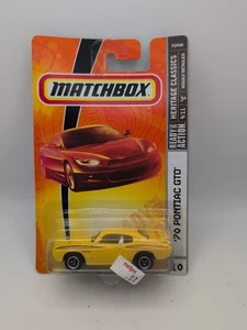 Matchbox #10 - '70 Pontiac GTO - Ready for Action / Heritage Classics - gelb - Bild 1 von 2