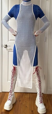 Marvel X-Men Mística Cuervo Body Halloween Disfraz Completo Juegos con disfraces S/M Foto 1 de 4