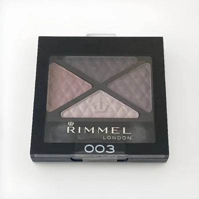 Rimmel London Glam Eyes Quad Eye Shadow #003-Smokey Purple. 0.148 oz. Sealed - Image 1 of 2