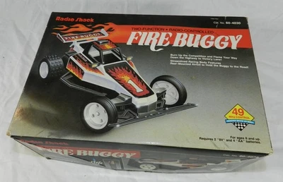 Vintage Radio Shack Fire Buggy - 2 function Radio Controlled Car with Box - Image 1 of 4