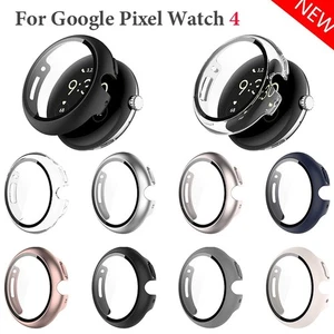 Tempered Glass+Cover For Google Pixel Watch 4 41mm 45mm PC Screen Protector Case - Picture 1 of 68