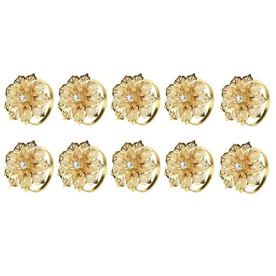 Collezione Tovaglioli Anello, Set Decorativo 10 Pezzi per Tovaglioli di Tessuto,2487 - Immagine 1 di 4