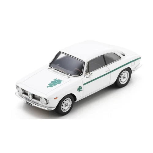 ALFA ROMEO GTA 1965 WHITE 1:43 Schuco Auto Stradali Modellino Nuovo - Immagine 1 di 1