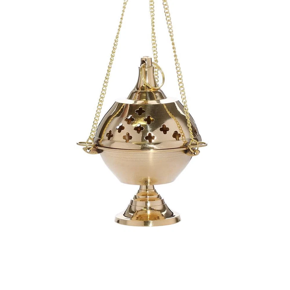Avalle swinging charcoal resin burner handmade incense thurible with chain 1570 - Image 1 of 1