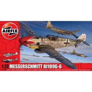 Airfix 02029B Messerschmitt Bf109G-6 Aircraft Scale 1/72 Hobby Plastic Kit NEW - Foto 1 di 1