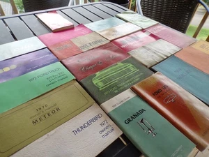 vintage lot of 21 ford owners manuals - Picture 1 of 8