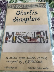 Oberlin Sampler "Missouri" Kreuzstichkarte 1993 - Bild 1 von 1