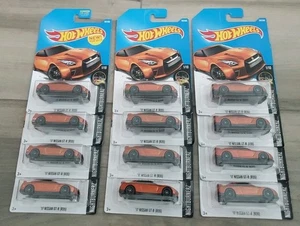 Hot Wheels Lot of (12) New for 2017 Nightburnerz '17 Nissan GT-R R35 in Orange - Picture 1 of 11