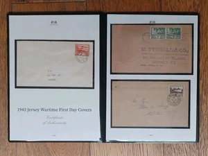 Camiseta Harrington Byrne 1943 3x Wartime Fdcs - Imagen 1 de 4