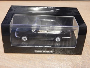 MINICHAMPS 1/43 BENTLEY AZURE (1996) in BLACK with SOFT TOP #436 139930, 1 /1392 - Picture 1 of 9