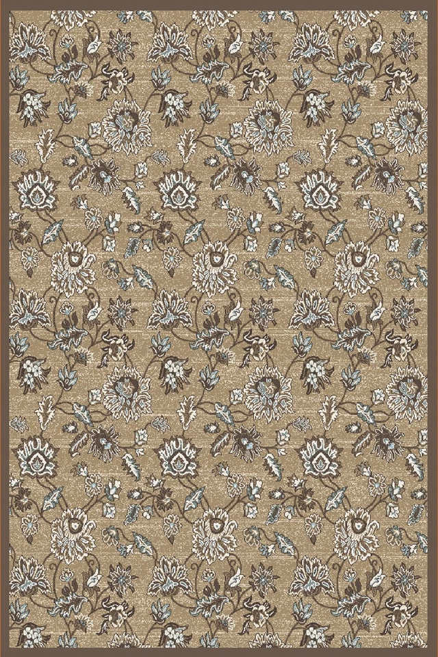 Alfombra 8x11 Radici Beige Floral Hojas de Vides 3475 - Aprx 7' 10" x 10' 6" Foto 1 de 1