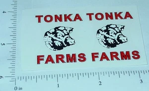 Pair Tonka 58 to 61 Farms Stake Truck Stickers TK-055 - Picture 1 of 1
