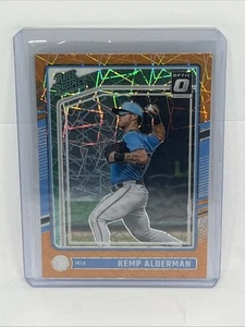 2024 Donruss Optic Orange Velocity #140 Kemp Alderman rated prospect - Picture 1 of 2