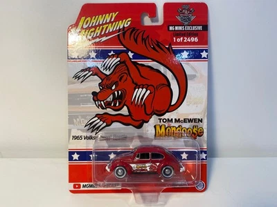1/64 Johnny Lightning 1965 Volkswagen Beetle MG Minis Tom McEwen Mongo JLCP7434 - image 1 of 3