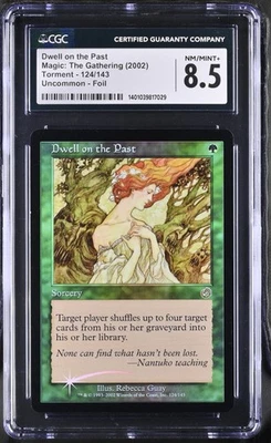 DWELL ON THE PAST Torment Foil CGC 8.5 MTG [Nostalgium] - Image 1 of 2