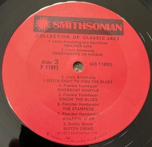 Smithsonian Collection Of Classic Jazz LP Box Set P11893 * RECORD 2 ONLY * EX - Picture 1 of 4
