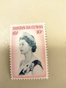 Tristan da Cunha MLH Definitive 1963 (17 Feb.) 10/-Postage Stamp SG # 84