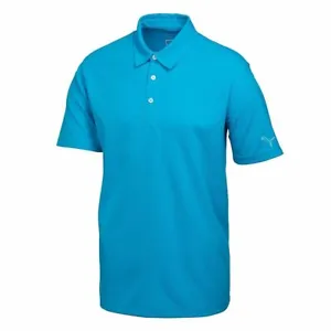 Puma Essential Men's Golf Polo Shirt - Atomic Blue - Small Medium Large 3XL - Picture 1 of 1