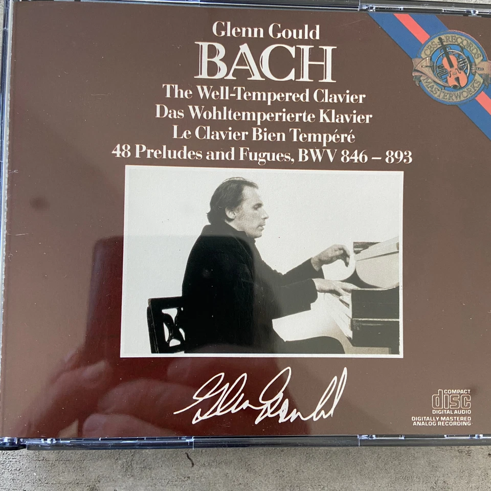 BACH: The Well-Tempered Clavier - Gould (AU 3-CD-Box CBS M3K 42266 /neu) - Bild 1 von 4