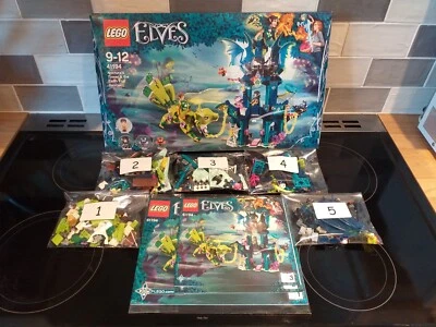 LEGO Elves 41194 Nocturas Tower & Earth Fox Rescue 100% complete Instruction Box - Image 1 of 4